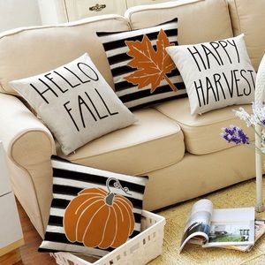 Rustic 4 Decorative Throw Pillow Covers Farmhouse